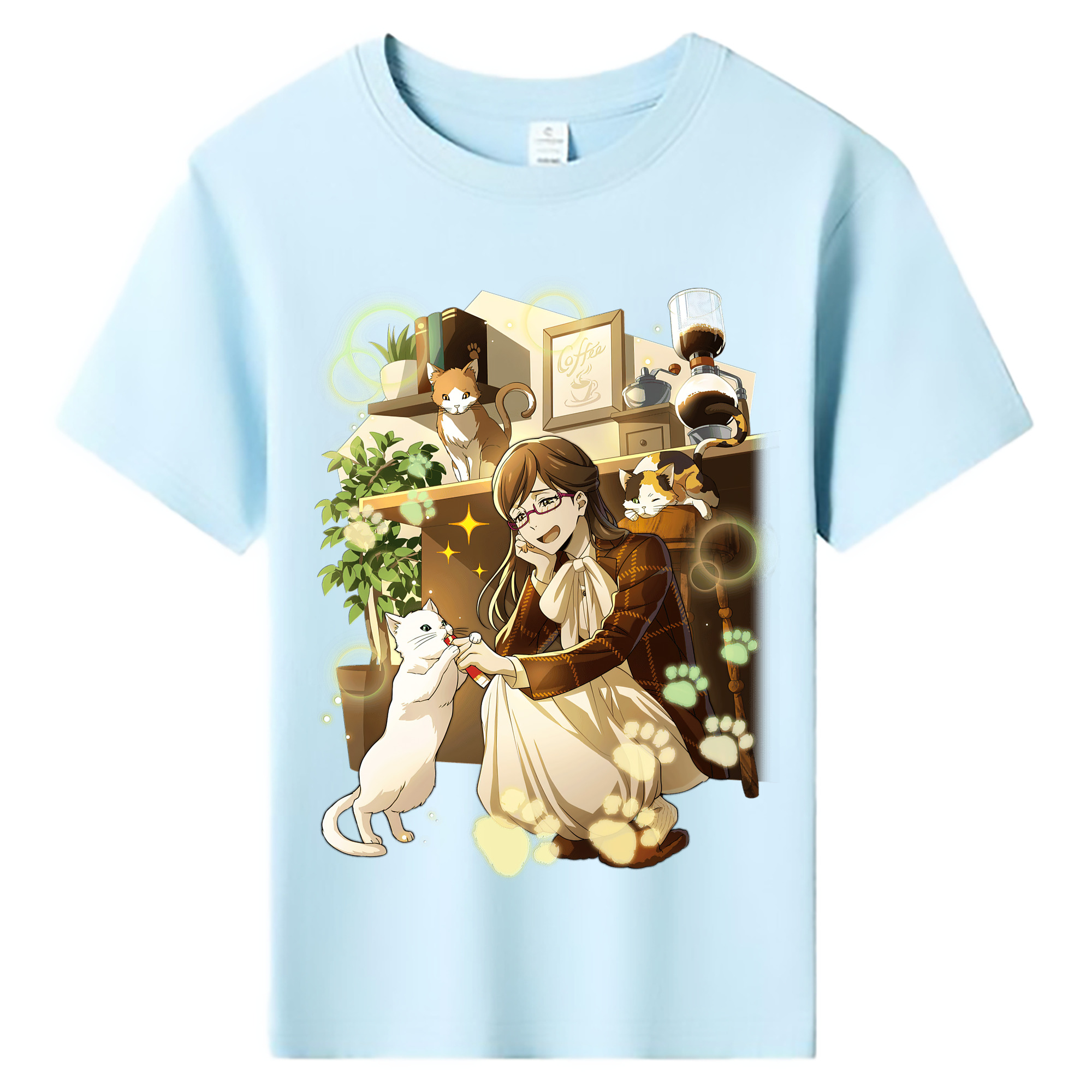 （画像用） 文豪ストレイドッグス Bungo Stray Dogs 綿100％キッズTシャツ（フロントプリント）